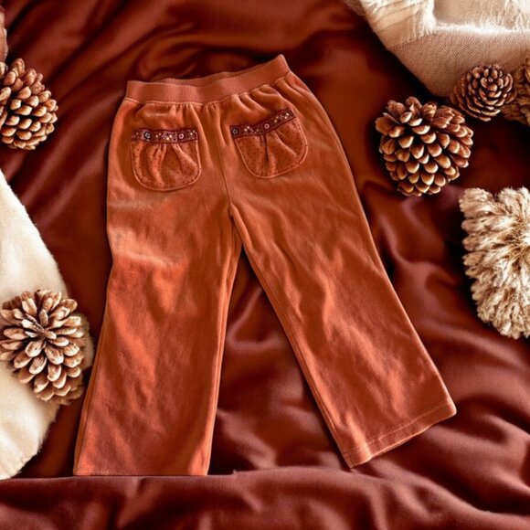 VINTAGE "Harvest Leaves" Line GYMBOREE set 5T Velour Cotton Ribbons - Picture 14 of 16